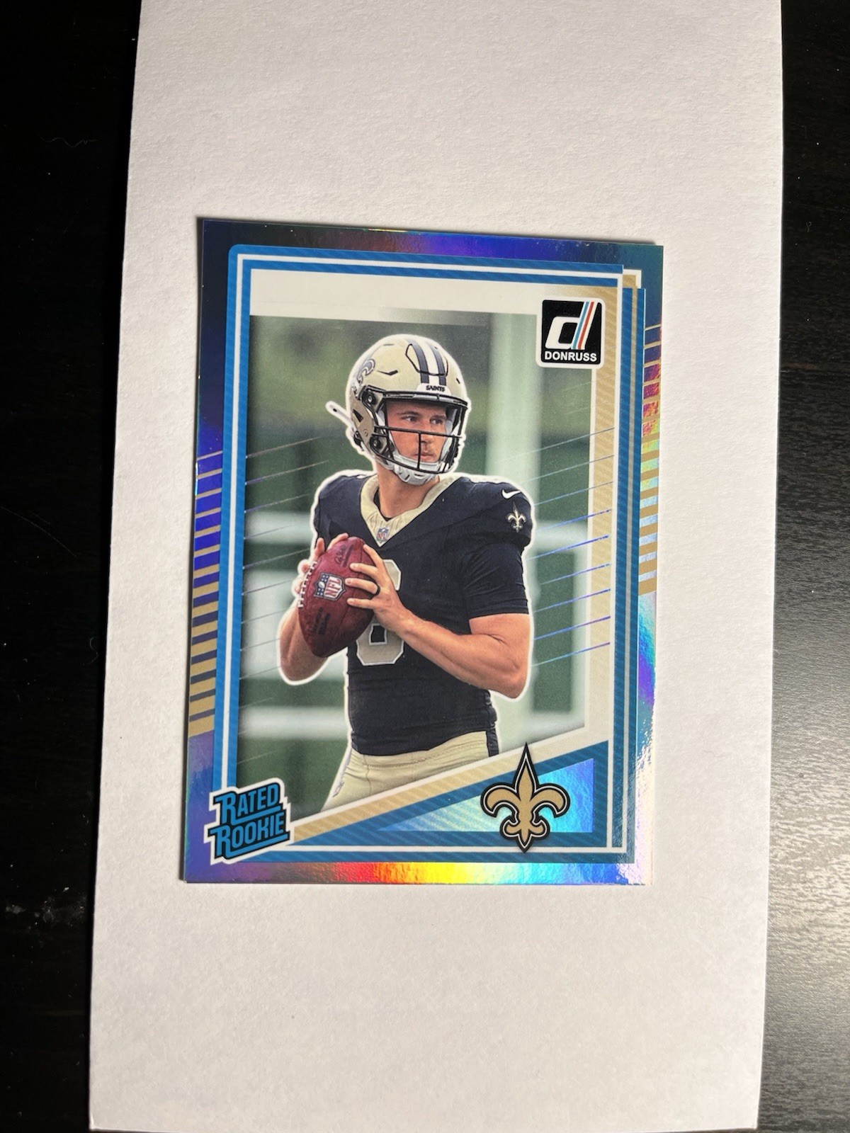 2025 Panini Donruss - Rated Rookie Tyler Shough #304 No Name (RC) Variation SP
