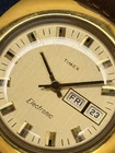 Timex Electronic Gold Tone Mens Vintage 1960s Watch Need Service