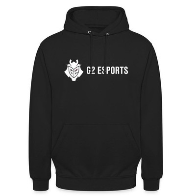 G2 Esports Logo Weiß Unisex Hoodie
