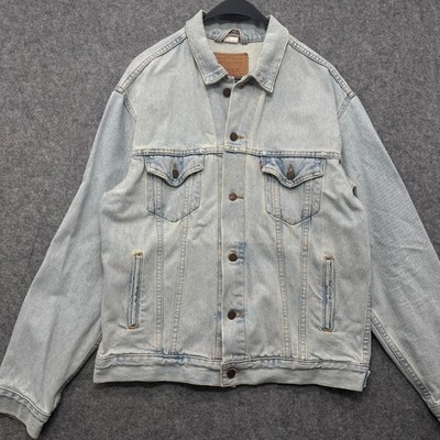 Vintage Levis Levi's Jeans Jacke 70507 Gr. L Large made in mexiko - GUT