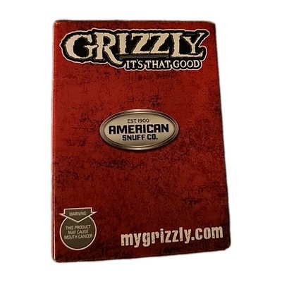 Grizzly American Snuff Company Deck of Playing Cards - Poker Blackjack Tobacco