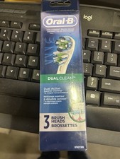 Oral-B Dual Clean Replacement Electric Toothbrush Head, 3 Count