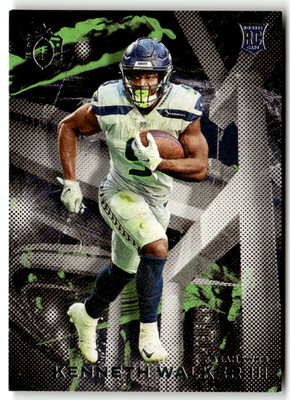 2022 Panini Chronicles Prizm Black NFL No. GK-16 Kenneth Walker III Rookie