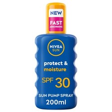 NIVEA SUN Protect & Moisture Sun Spray SPF 30 200ml Moisturising Suncream with U 54.85 per litre