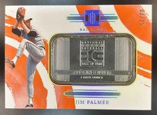 2024 Panini Impeccable Jim Palmer Cooperstown Logo Silver BAR /25 #29 Orioles