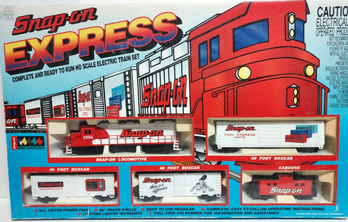 Juego de tren eléctrico locomotora Snap-On Express #8903 vintage HO usado | Condition: Used