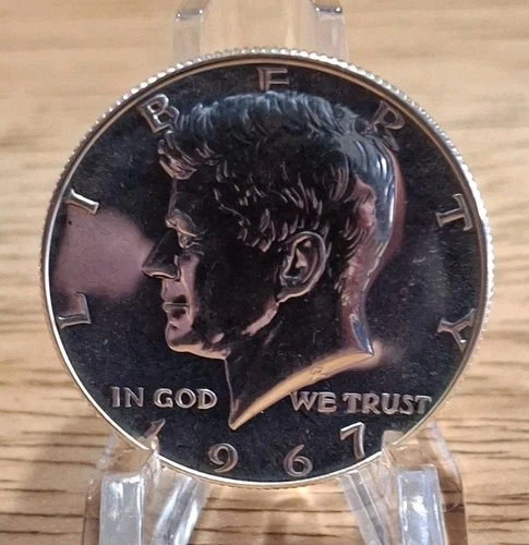 1967 Kennedy Silver Half Dollar Uncirculated 40% Silver - No Mint Mark