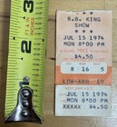 1974 BB King Show Notre Dame Concert Ticket Stub South Bend IN Vtg 7/15/74 — photo 3
