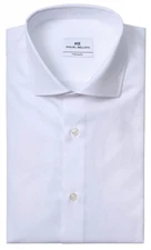 Miguel Bellido Mens Classic Regular Long Sleeve Shirt - White