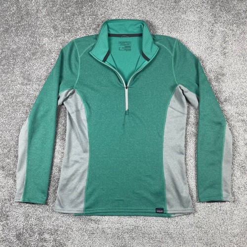 Patagonia Capilene 1/4 Zip Base Layer Womens Small Midweight Zip Neck Polartec