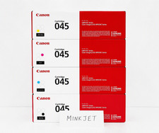 Genuine Canon 045 Toner Set 4 Pack CMYK OEM for MF632Cdw MF634Cdw LBP612Cdw New