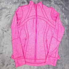 Women's Lululemon Define Jacket Cropped - Pink - Size 8