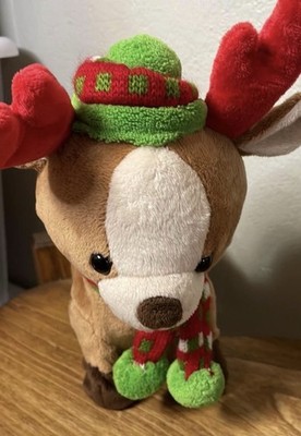 Cuddle Barn Rock &Roll Rider Animated Walking And Dancing Reindeer 