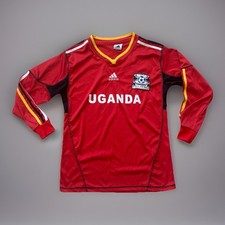 Vintage Adidas Uganda National Team Long Sleeve Soccer Jersey Youth Large