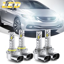 4x LED Headlight Bulbs High Low Beam 12000lm White For Honda Civic 2006-2013 US