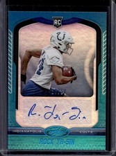 2019 Panini Certified Rock Ya-Sin RC Mirror Teal Auto #/50 Colts Rookie