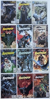 Batman #608 609 610 611 612 613 614 615 616 617 618 619 1st Print Hush Set
