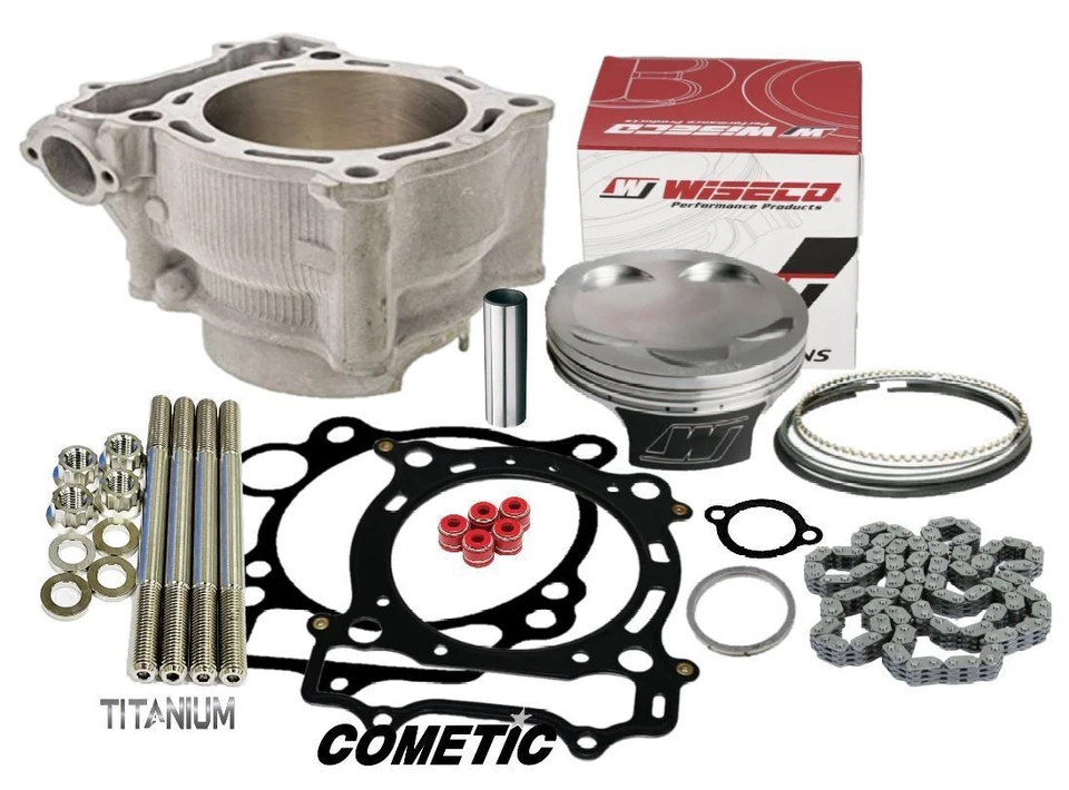 01-13 YZ250F Top End Rebuild Kit 77mm Stock Bore Replacement Cylinder Piston Kit - Image 2 of 4