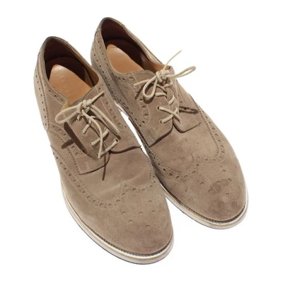 Giorgio Armani Lace Up Derby‎ Suede Dress Shoes Men\'s Size 9 Perforated Italy Giorgio Armani Men main image 4