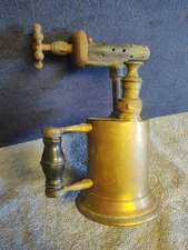 Vintage Blow Torch Brass Stamped CL
