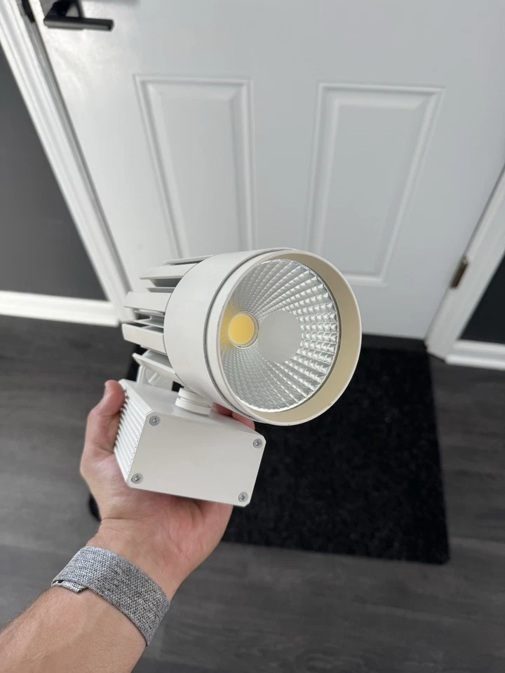 Green “Plant” Wall w/ LED Track Lighting - Image 4 of 4