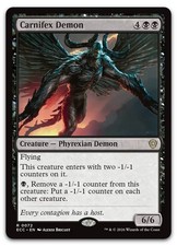 Carnifex Demon #72 (NM) Commander: Lorwyn Eclipsed ECC Magic MTG