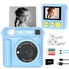 Kids Instant Print Camera - Christmas Birthday Gifts for Girls Boys, Instant ...