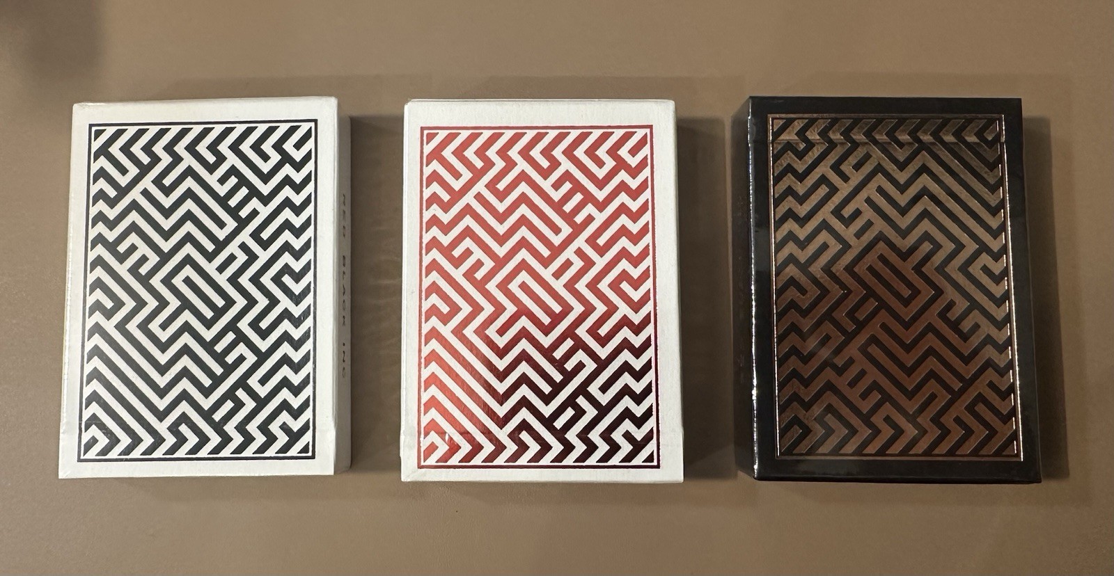 Cartes BLRD David Blaine lot de 3 jeux numérotés pour collectionneurs