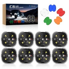 8 Pods Rock Lights Led Underbody Underglow Lamp Offroad Truck Under Car Lighting 8 Pods Rock Lights Led Underbody Underglow Lamp Offroad Truck Under Car Lighting