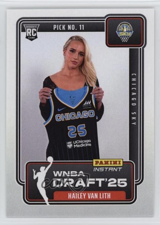 2025 Panini Instant WNBA Draft Night /6070 Hailey Van Lith #DN-10 Rookie RC 10uq