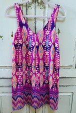 Boho Everly Dress Pink Passion Size Small Sleeveless Travel Beach Party Hippie