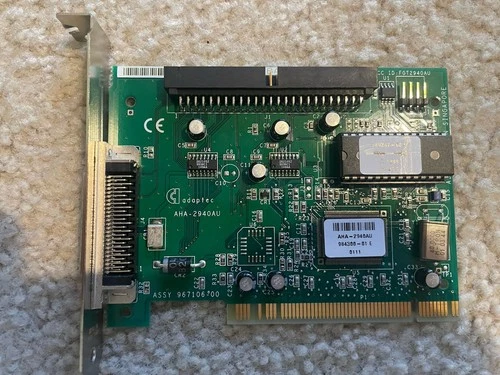 Adaptec AHA-2940AU PCI SCSCI Controller Card