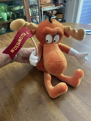 Vintage Bullwinkle J. Moose Plush - Rocky & Bullwinkle Collectible