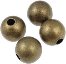 500pcs Beautiful 3mm 0.12 Inch Small Tiny Seamless Loose Round Beads Tarnish R