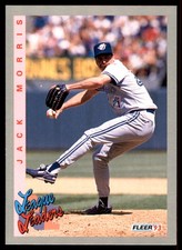 Jack Morris 1993 Fleer #347 Blue Jays MLB READ FREE SHIPPING AutographDen