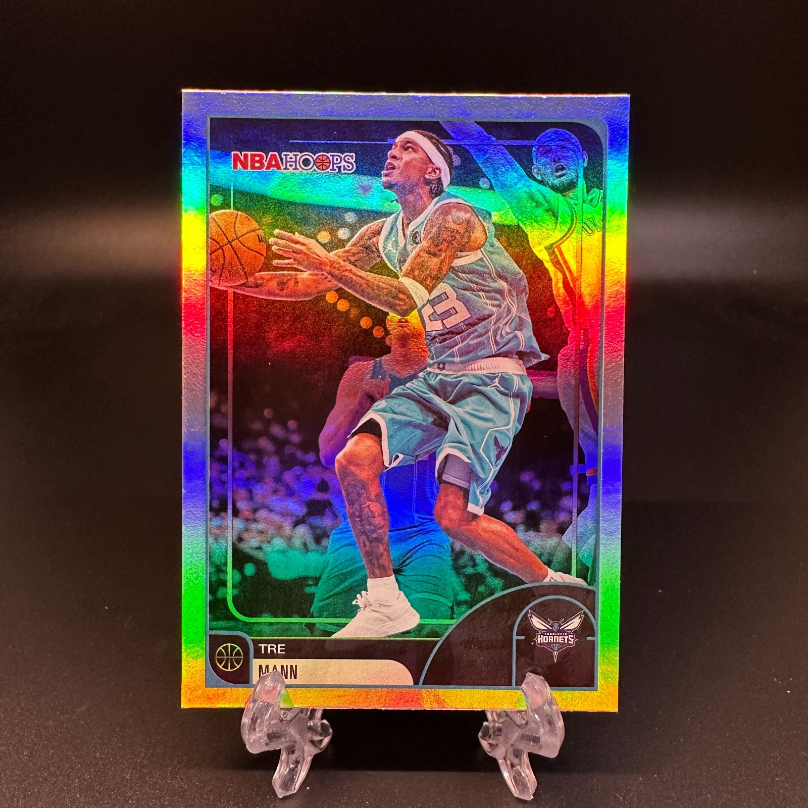 2025-26 Topps NBA Hoops Tre Mann #127 Hornets