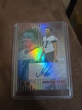2022 Panini Illusions Red Rookie Signs Nakobe Dean Rc Auto 05/99