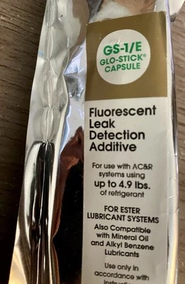 Spectroline GS-1/E Goo-Stick Capsule Fluorescent Leak Detection Additive .05 Oz