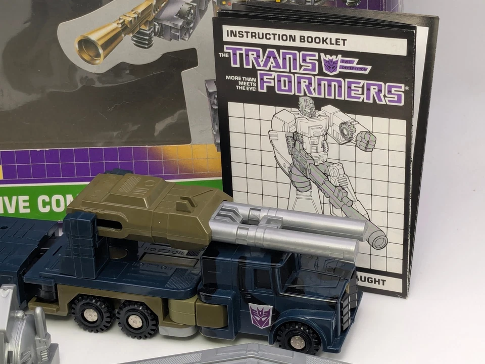 Vintage 1986 G1 Transformers Onslaught 100% Complete w/Box Hasbro Figure Japan - Image 4 of 4