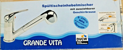 Spültisch Einhebelmischer mit ausziehbarer Geschirrbrause GRANDE VITA / EISL OVP
