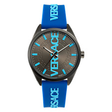 Versace Blue Mens Analogue Watch V-vertical VE3H00823