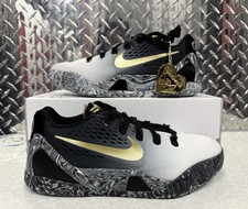 Nike Kobe IX Low EM (GS) Black/Metallic Gold/...