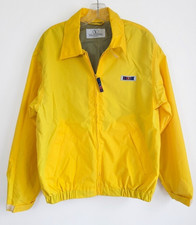 NWOT VTG 90s Valentino Sport Yellow Micro-Check Jacket Made in Italy 46/S