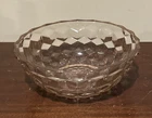 Pink Depression Glass Bowl 6 3/4" -Cubist Pattern- Jeannette Glass