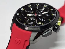 Technomarine Men's Watch Ocean Quantum Chrono Black and Red TM-318134