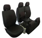 Seat cover 2+1 Designed to fit FIAT DUCATO to 2006 RHD ECOLEATHER RED THREADS