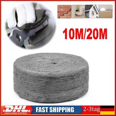 10-20m Stahlwolle Mäuse Vertreiben Metal Polish Stahlwolle Ratten Steel Wool DHL