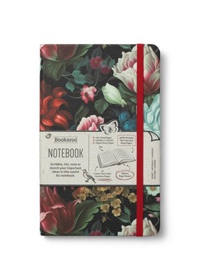 IF Bookaroo Notebook A5 Journal - Dark Floral