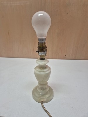 Vintage Marmor Tischlampenfuß Deko funktioniert