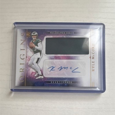 Panini 2025 Origins Kyle McCord Rookie Patch Auto #RJJ-KMD Eagles